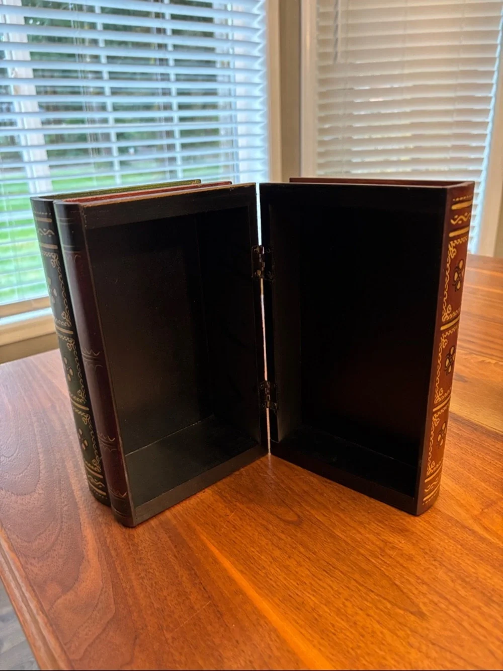 Distressed False Stack of Books Set of Two Hiding Spot - Picture 5 of 10